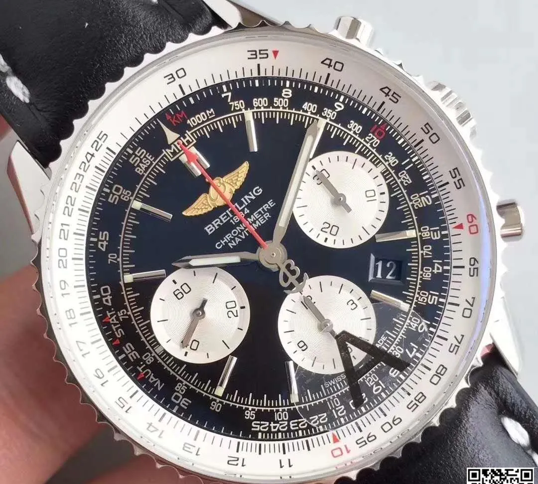Breitling Navitimer AB012012.BB01.435X.A20BA.1 JF Factory 1:1 Best Edition Replica Watch Swiss ETA7750